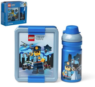 LEGO lhev 390ml a sva box 17x13,5x7cm Policie