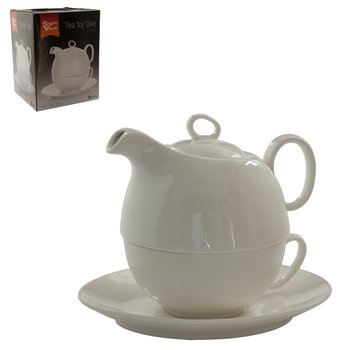 Souprava na čaj bílý porcelán 0,6l