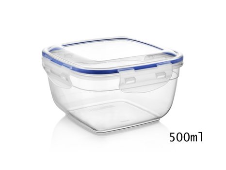 Dza AIRTIGHT Square 500ml 12x12x6,5cm