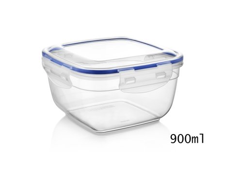 Dza AIRTIGHT Square 900ml 14,5x14,5x8cm