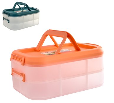 Box party 2 patra 40x28x17,8cm zelen
