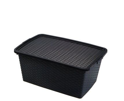 Box RATTAN 43x32x22 20l-antracit