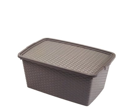 Box RATTAN 43x32x22 20l-hnd