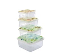 Box sada 4ks Dinosaurus 0,3l+0,45+0,65+1l 14x14x6cm