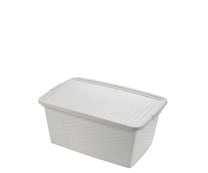 Box RATTAN 33x23x16 10l-bl