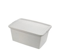 Box RATTAN 43x32x22 20l-bl