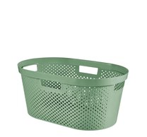 Koš na čisté prádlo INFINITY zelený 40L 59x38x27cm