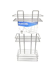 Polika koupel.obdelnk 3patra chrom 24x11x54cm